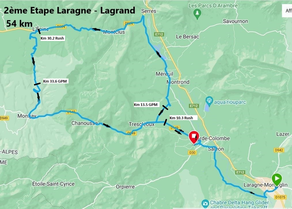 2ème étape avec flechage