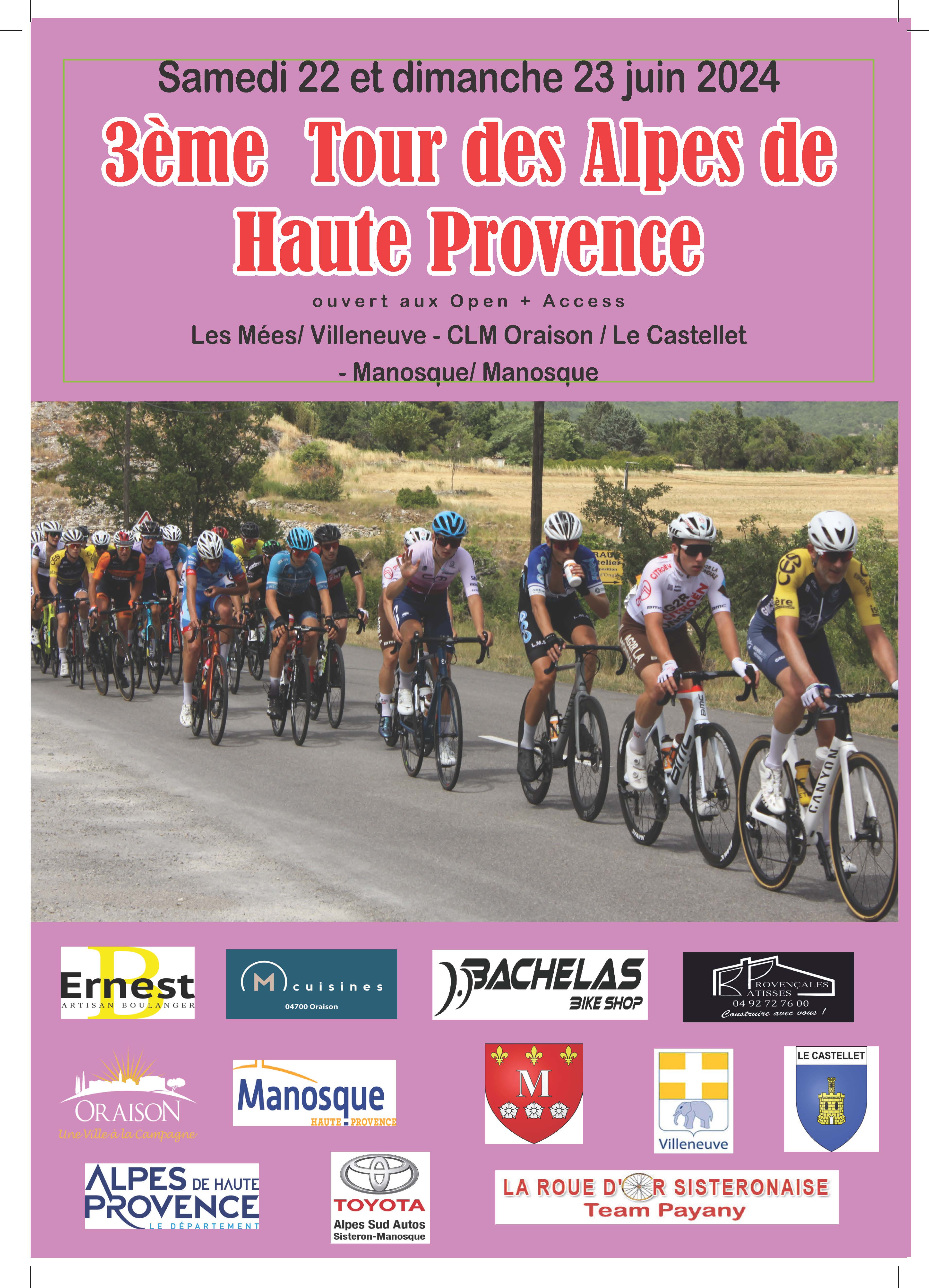 Affiche cycliste 2024