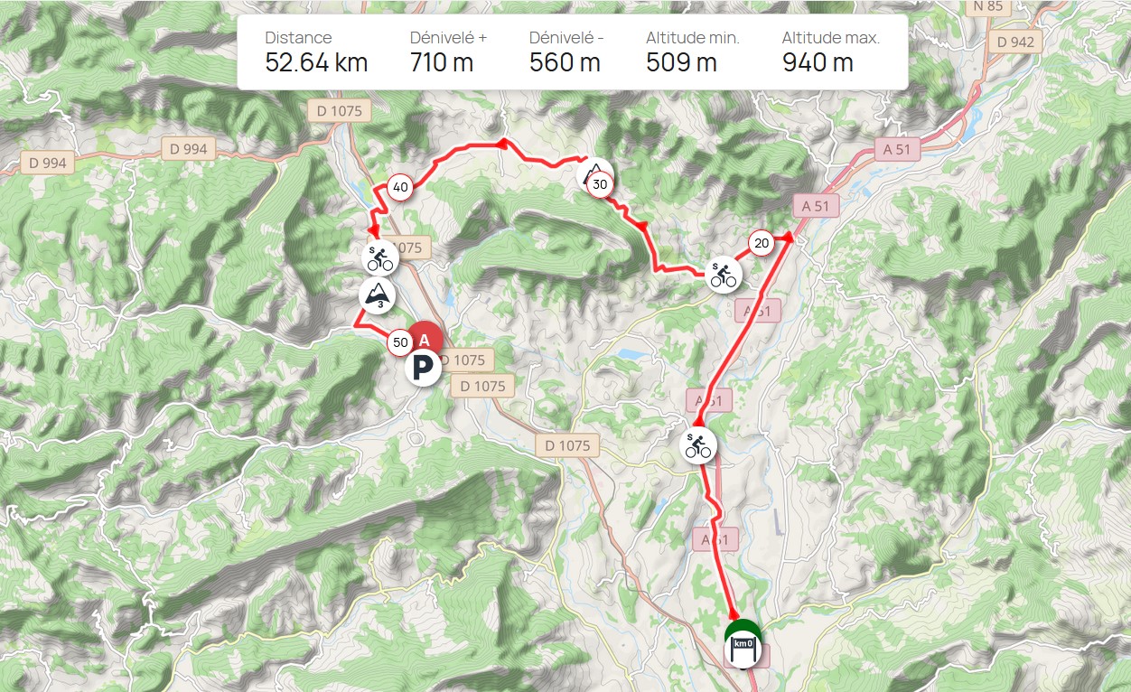 Parcours 1er Etape GPM 2024