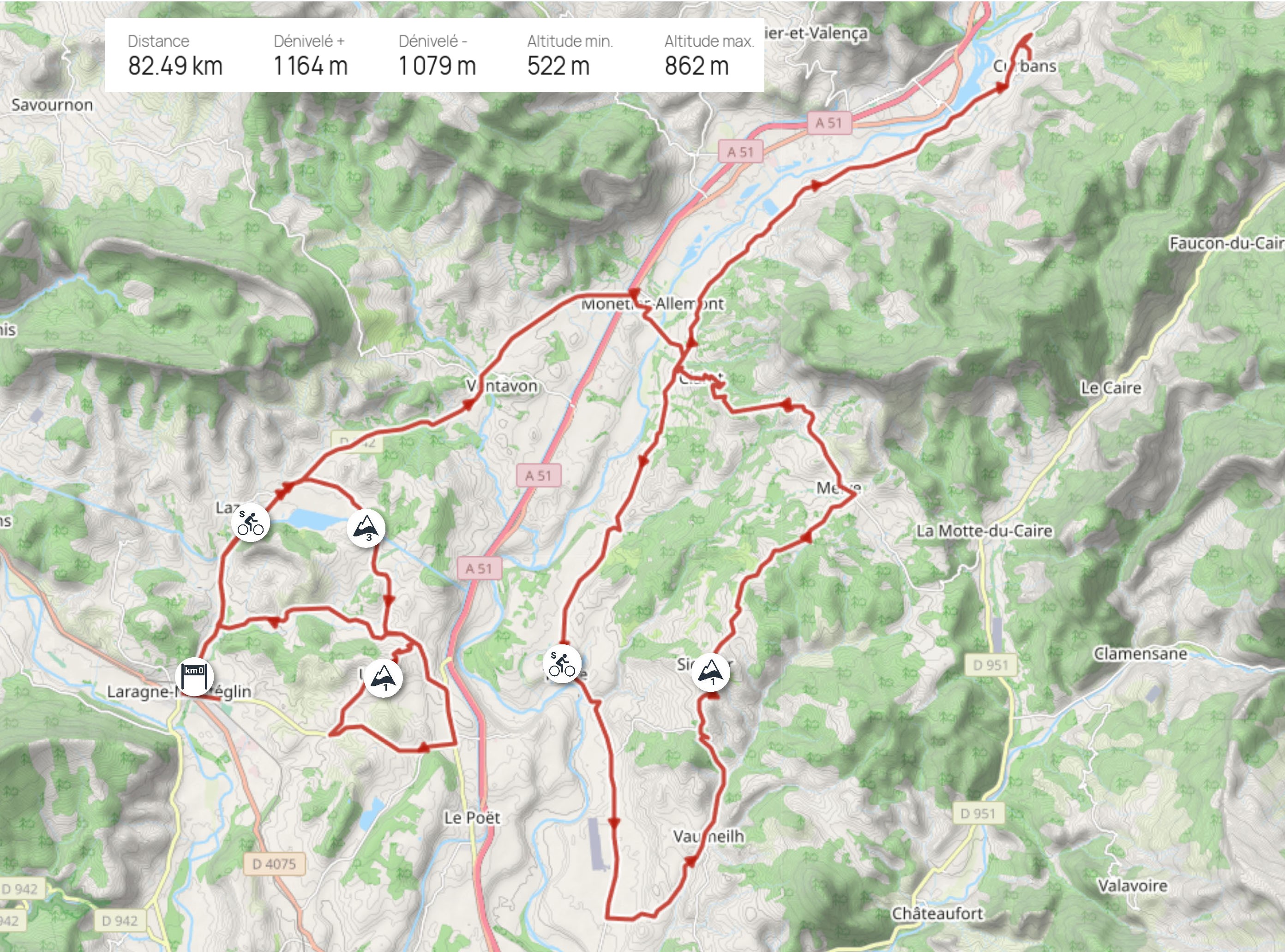 Parcours 2ème Etape GPM 2024