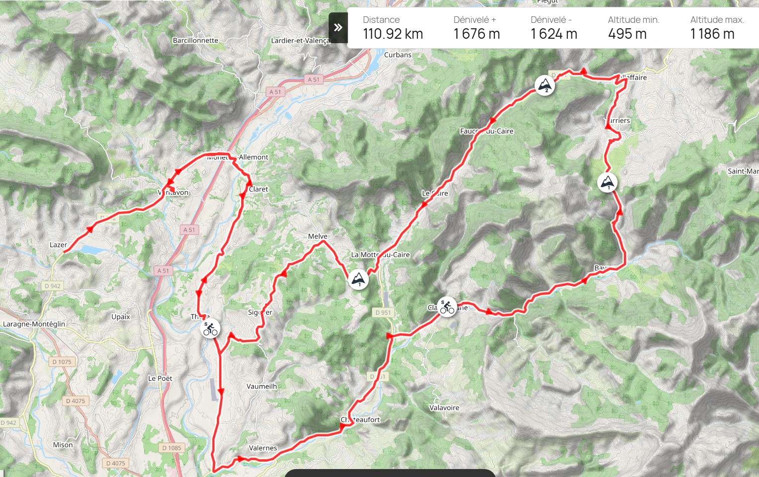 Parcours 3ème Etape GPM 2024 modifié